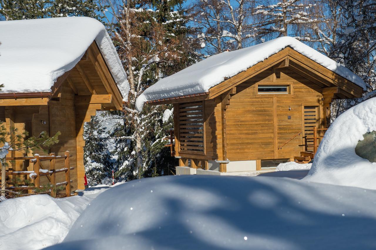 Hotel Les Mazots De La Source & Spa Vercorin Exterior foto