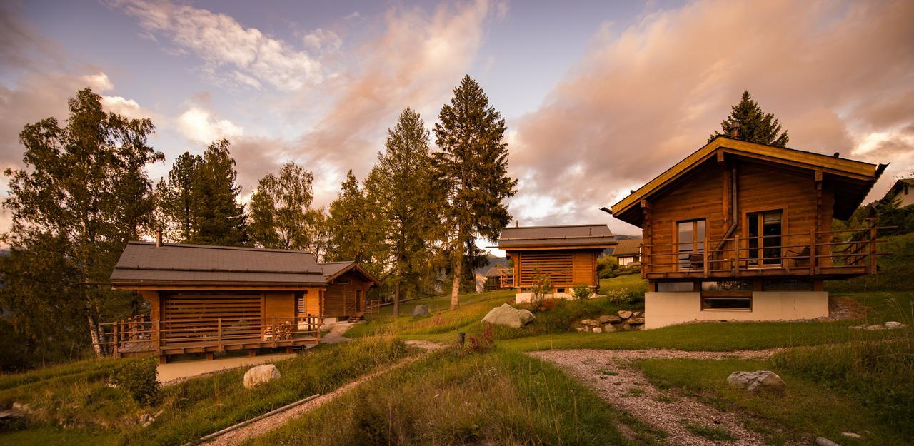 Hotel Les Mazots De La Source & Spa Vercorin Exterior foto